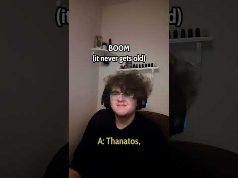 RE-UPLOAD FROM TIKTOK | MY FANMADE THANATOS VERSE!! @JayHerrans #shorts #godgames #epicthemusical