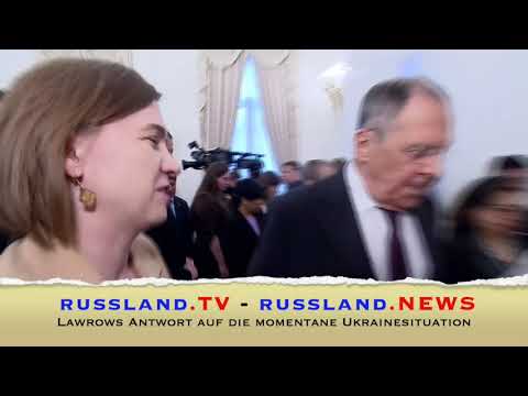 Lawrows Antwort auf die momentane Ukrainesituation