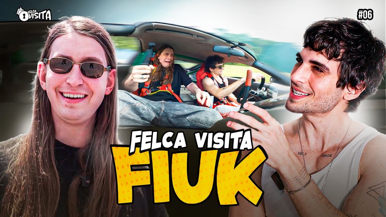 TOUR INÉDITA PELA MANSÃO E ROLE DE DRIFT COM FIUK - Felca visita