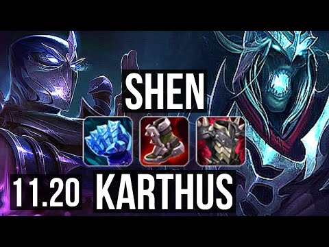 SHEN vs KARTHUS (MID) | Rank 4 Shen, 12/3/22, Legendary | TR Grandmaster | v11.20