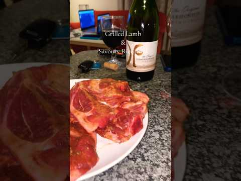 Delicious Grilled Lamb shoulder and savoury rice #beautientreats #cookingcontent #homemademeals