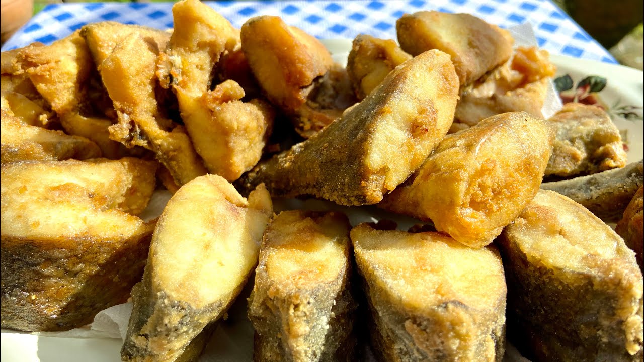 Corvina Frita, refeição fácil e económica! Com arroz de grelos