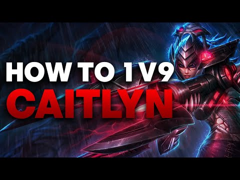Grandmaster Caitlyn ADC Gameplay - Massive Crits Bloodthirster Caitlyn Build | League of Legends
