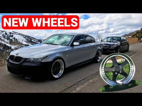 E60 M5 Body Kit Install + ESR SR04 Wheels! | EHOONS E60 BUILD EP. 3