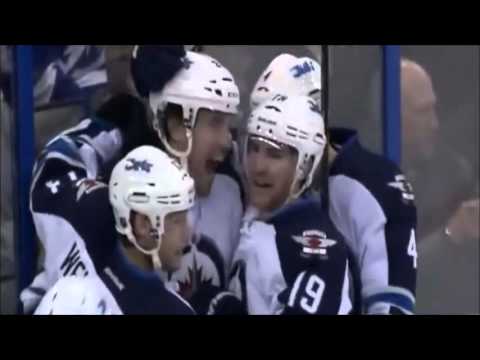 Eric Tangradi First Goal as a Winnipeg Jets - 3/7/2013