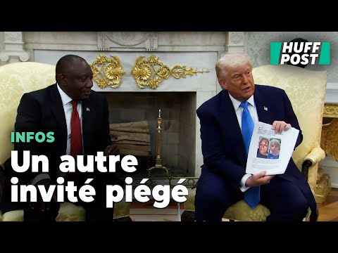 Le guet-apens de Donald Trump au président de l'Afrique du Sud pour prouver un soi-disant "génocide"