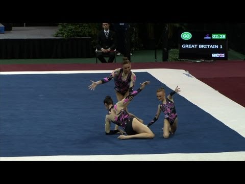 Great Britain Women's Group - 2012 ACRO Worlds - Qualifications