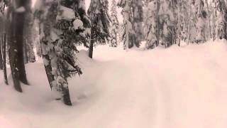 preview picture of video '2 Feet of Fresh Powder at Government Meadows in Washington State'