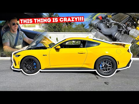 FIRST DRIVE in My 900HP WHIPPLE Supercharged 2024 Mustang GT!!! *YOU NEED THIS!!!*