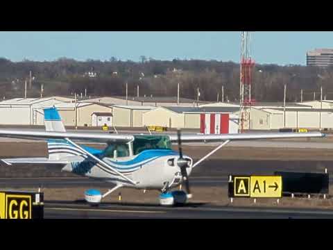 Flugzeugbeobachtung bei KRVS + Fluglotsen #spotter #piper #fliegen #luftfahrt #flugzeug #cessna #...