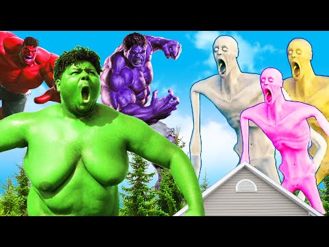 Team Angry Hulk VS Team Angry SCP-096