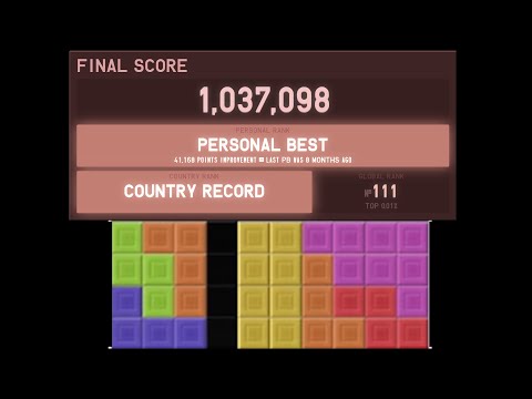 TETR.IO - 1,037,098 Blitz PB