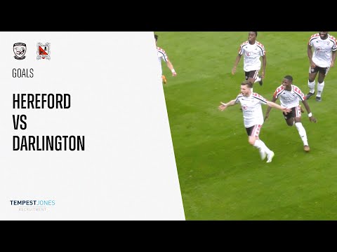 Goals: Hereford v Darlington