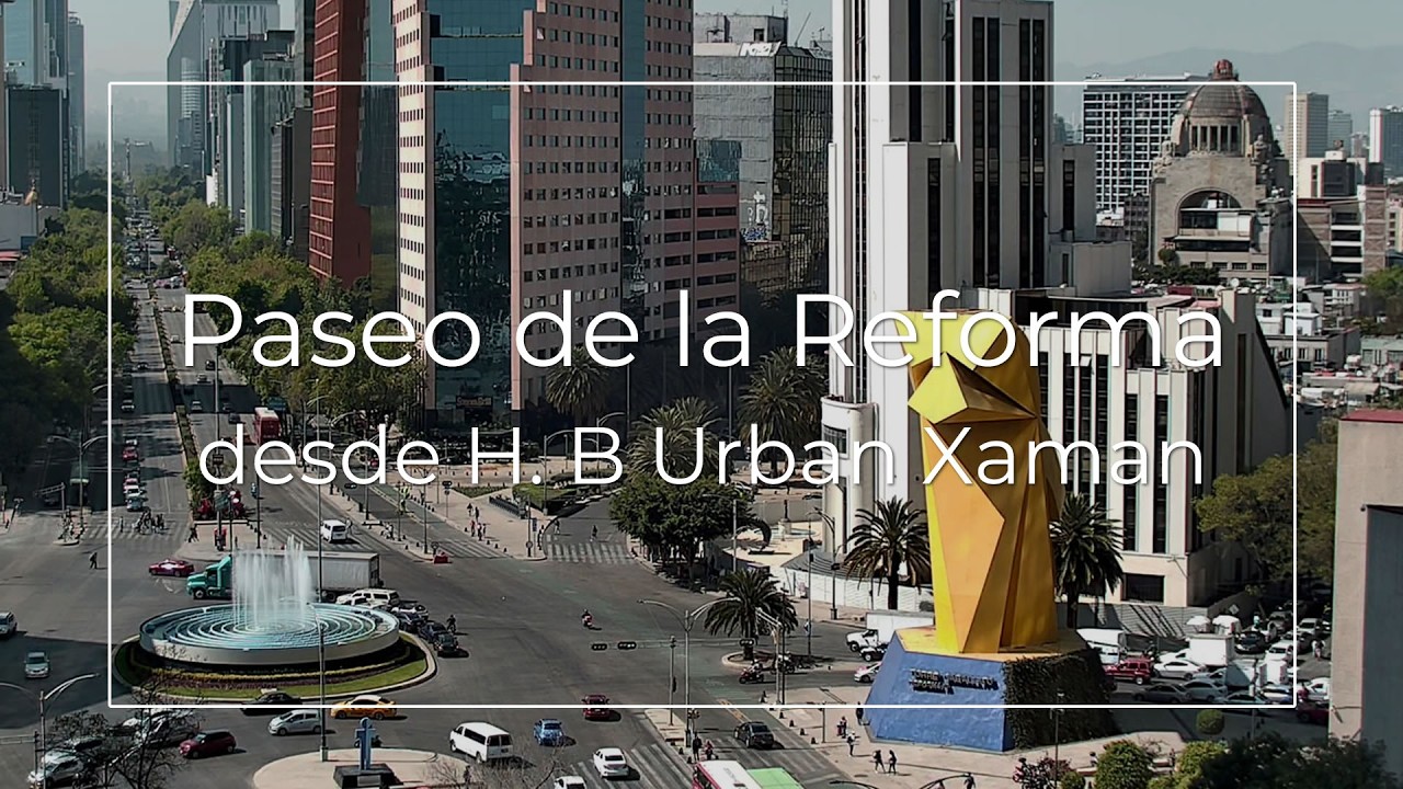Live webcam view of El Caballito on Paseo de la Reforma