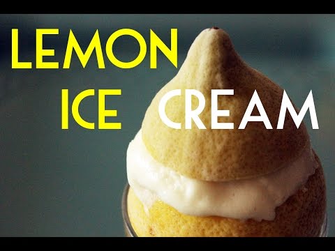 LEMON ICE CREAM | LIMÓN HELADO BY SPANISH COOKING