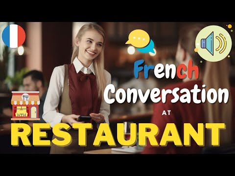 🇫🇷 Learn French Conversation at Restaurant 🍽️