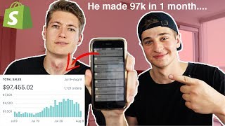 From Delivering Pizza To $97k/Month - Nate Schmidt (Shopify Drop-shipping)