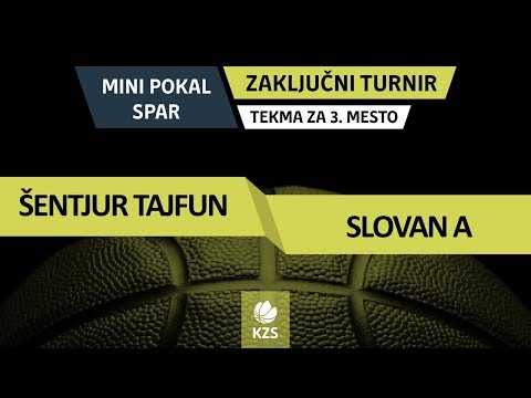 Mini pokal Spar - Šentjur Tajfun : Slovan A - za 3. mesto - Sezona 2018/19 - 1/4