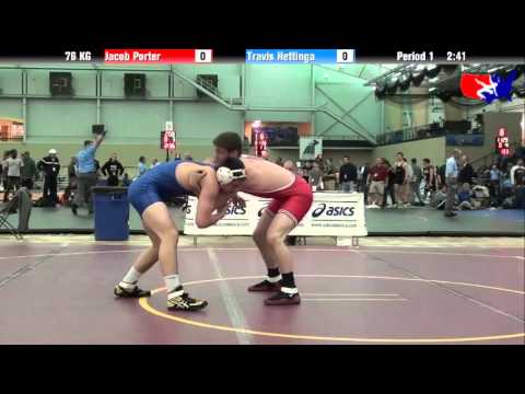 Jacob Porter vs. Travis Hettinga at 2013 ASICS FILA Cadet Nationals - GR