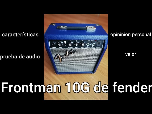 Vídeo relacionado con Fender Amplificador Frontman 10G Combo para Guitarra, Amplio Estudio Ideal para Guitarra Eléctrica