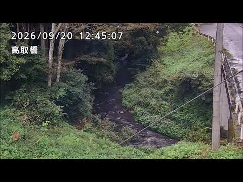 大田原市 河川監視 高取橋