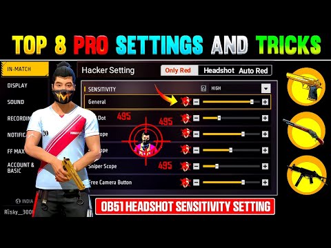 Free Fire Headshot Setting After Ob51 Update 2025⚡Best Sensitivity Settings ⚙️| Sensitivity Setting