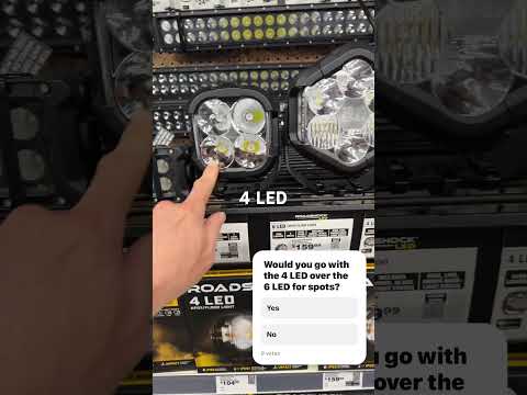 Harbor Freight Roadshock 4 LED Spots! Best bang for the buck??