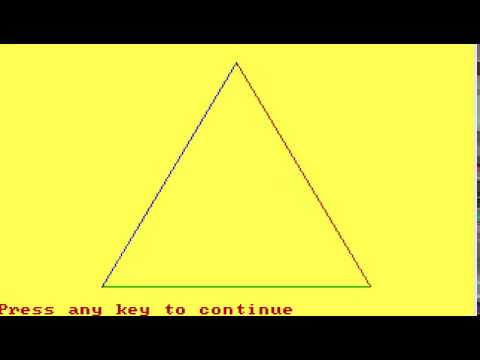 Qbasic Patternpart 39youtubeshorts Shots Qbasic Sort Qbasic Programs Triangle Pattern Qbasic