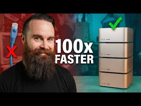 Ethernet is DEAD?? Mac Studio is 100x FASTER!!