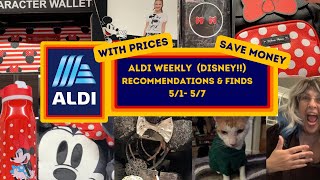 ALDI Weekly Recommendations & Finds!! Week of 5/1 - 5/7, Shop With Me (& PRICES) DISNEY WEEK!!!