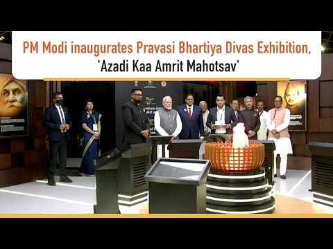PM Modi inaugurates Pravasi Bhartiya Divas Exhibition, 