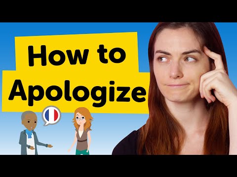 How to Apologize in French - French Conversational Phrases