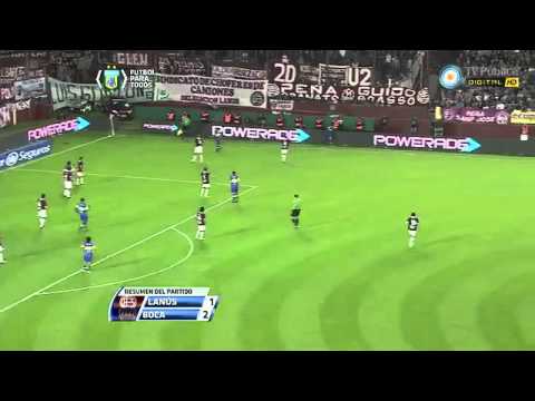 Lanus 1 Boca 2 Torneo Apertura 2011 Fecha 7 Resumen