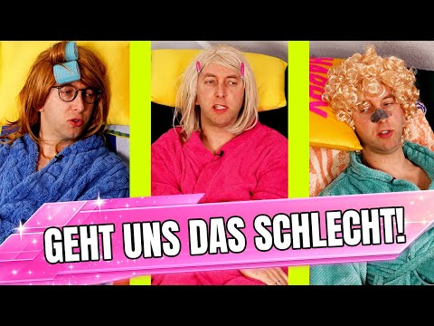 Ute, Sabrine und Bärbel geht es nicht gut . . . .