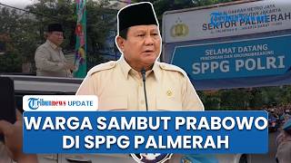 Tiba di Lokasi Peresmian SPPG Polri, Prabowo Disambut Warga Palmerah dengan Penuh Antusias