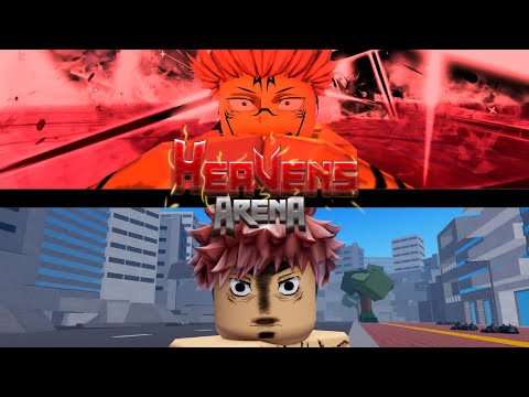 ITADORI and SUKUNA one shot combos | Heavens Arena V1.29