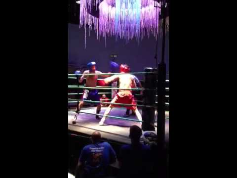 Simon 'THE VENOM' Wenham. Lee Brown boxing event, fire serv