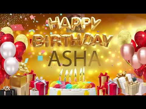 Asha - Happy Birthday Asha आशा