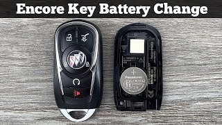 BUICK ENCORE Remote Key Fob Battery Replacement 2017 - 2024 DIY How To Change Replace Batteries