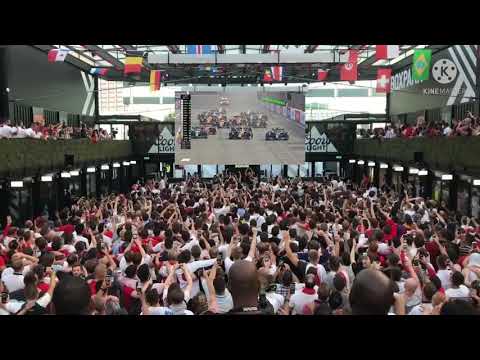 Fan Reaction To Lewis Hamilton Lock Up in Baku!