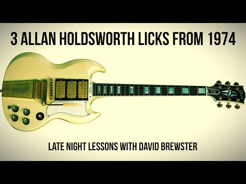 3 Allan Holdsworth Licks From 1974