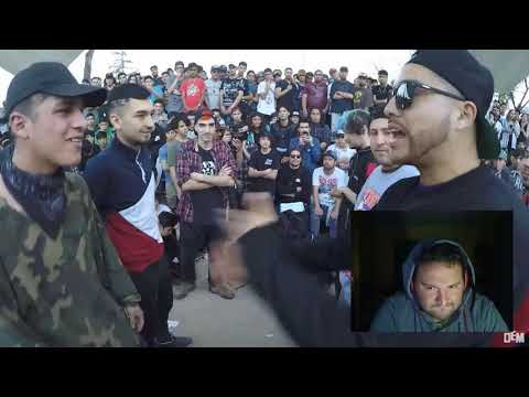 PARLEY vs  LOS INNOMBRABLES Semifinal   DEM Civil War 2018 (Reaccion)