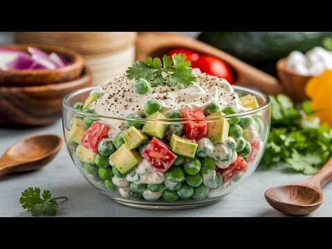 🥙 ¡Ensalada Cremosa de AGUACATE en 5 MINUTOS y SIN AZÚCAR! ⏳🥑