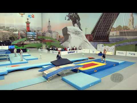 RENKERT Alexander (USA) - 2018 Trampoline Worlds, St. Petersburg (RUS) - Qualif Double Mini R1