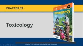 EMT Chapter 22: Toxicology