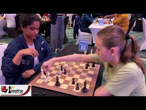 A Quick tactic to finish it off | WGM Priyanka Nutakki vs WIM Xeniya Balabayeva | Asian Continental