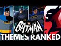 Every Batman Cartoon THEME SONG Ranked | WORST to BEST