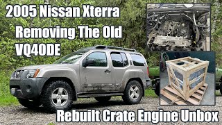 2005 Nissan Xterra VQ40DE Engine Replacement - Removing The Old Engine