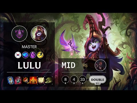 Lulu Mid vs Lucian - KR Master Patch 10.20