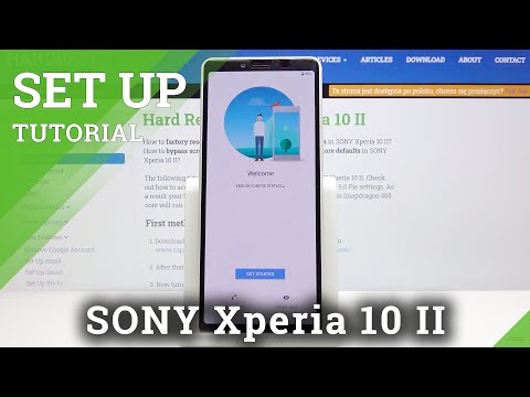 How to Set Up SONY Xperia 10 II – First Configuration and Activation